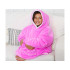 Roosa soe ja paks pleedpusa 2-in-1, oversized, XXL