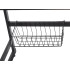 Suur nõudekuivatusrest kraanikausi kohale, söögiriistade hoidja ja taldrikurest, loft-stiilis, 85cm × 52cm × 32,5cm