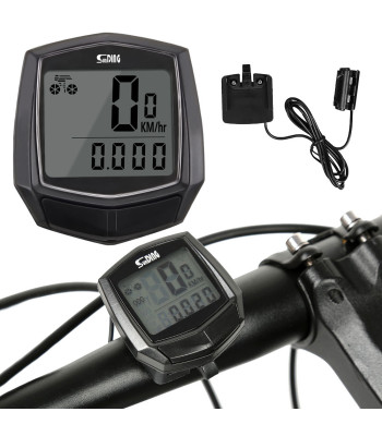 Veekindel LCD-ekraaniga jalgrattakompuuter