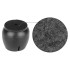 Toolijalgade silikoonist kaitsekatted vildist põhjaga, mustad, 16 tk, 12–16 mm