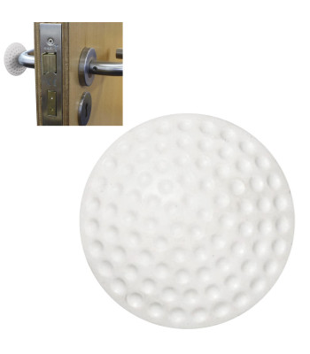 Isekleepuv uksepuhver seinale, valge, 5cm