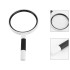 Klassikaline lugemiseks mõeldud suurendusklaas, 3x, 95mm