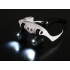 Kellassepa luupprillid kahe led-valgustiga, 10x, 15x, 20x, 25x