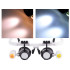 Peas kantav täppisluup 2 LED-valgustiga, 25x / 10x / 6x