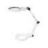 Suur lauapealne juveliiriluup LED-valgustusega, USB, 12x/8x, 18 LED-i