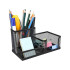 Metallist lauakorraldaja, 3 lahtrit, must, 20,5 × 10 × 10 cm