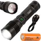 Bailong®i taktikaline CREE PM10-TG LED-taskulamp zoomi ja Power Banki funktsiooniga, M1682