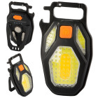 LED COB-võtmehoidja-taskulamp pudeliavaja, magneti ja USB-laadimisega, 8,5 cm × 5 cm