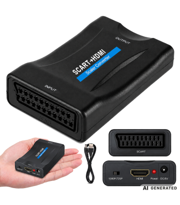 SCART-HDMI konverter, AV Euro, Full HD