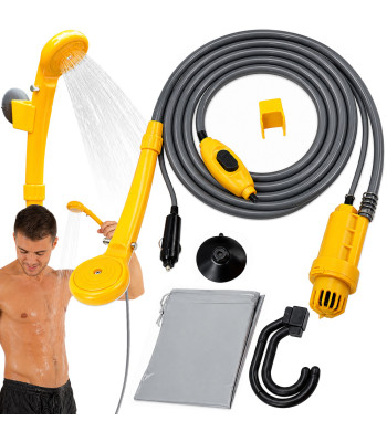 Kaasaskantav matka- ja autodušš koos pumbaga, 12 V