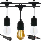 Aia valguskett 10 LED-pirniga, E27, 10 m