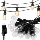 Sooja valge valgusega aiavalguskett, 20 led-lampi, 20m