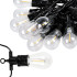 Sooja valge valgusega aiavalguskett, 20 led-lampi, 20m