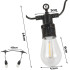 Sooja valge valgusega aiavalguskett, 20 led-lampi, 20m