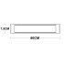 Pinnapealne led-valgusti sooja valgusega, 18W, 60cm