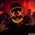 Helendav led-mask kontrolleriga halloweeniks ja cosplay jaoks – 21cm x 17cm