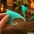 Pimedas helendavad türkiissinised elfikõrvad, 1 paar, universaalne suurus, 12cm x 6cm