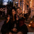 Halloweeni nahkhiirekaunistused, must-punased, komplektis 4 tk, 10 × 5,5 cm