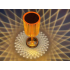 RGB LED kristalliefektiga lauaöölamp USB-laadimise ja puldiga