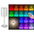 RGB LED kristalliefektiga lauaöölamp USB-laadimise ja puldiga