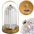 Kristallilaadne puutetundlik LED-laualamp, laterna kujuga, 3 valgusrežiimi, 21 cm