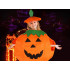 Kõrvitsakostüüm Halloweeniks, suurus S
