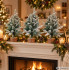 Lumise efektiga kunstjõulukuusk lauale 50cm