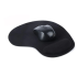 Ergonoomiline geeltoega randmetoega hiirematt, must, 19 × 23 cm