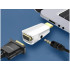 VGA-HDMI-muundur heliedastuse ja 3,5 mm minipistikuga, 5 × 2,5 × 1,5 cm