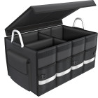 Kaane ja sangadega auto pagasiruumi korraldaja, 60 l, 60 × 35 × 30 cm
