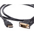 Vga–hdmi kaabel kullatud pistikutega, full hd, d-sub, 1,3m