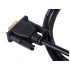 Vga–hdmi kaabel kullatud pistikutega, full hd, d-sub, 1,3m