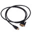 Vga–hdmi kaabel kullatud pistikutega, full hd, d-sub, 1,3m