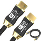 Kullatud kontaktidega ülikiire hdmi-kaabel hq gold – hdmi 2.1, 8k 60hz, 4k 120hz, 1,5m