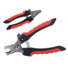 Küünetangid koertele ja kassidele, lukustusega, must-punased, 12 cm