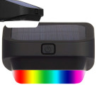 LED RGB-aiapäikeselamp trepile, terrassile ja aiale, hämaraanduriga, 9cm x 8,5cm x 6cm