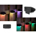 LED RGB-aiapäikeselamp trepile, terrassile ja aiale, hämaraanduriga, 9cm x 8,5cm x 6cm