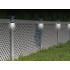 LED RGB-aiapäikeselamp trepile, terrassile ja aiale, hämaraanduriga, 9cm x 8,5cm x 6cm
