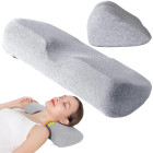 Ergonoomiline profileeritud vahtmaterjalist ortopeediline magamispadi, valge, 27018, 45cm x 16cm x 10cm