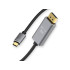 DisplayPorti–USB-C video- ja audiokaabel 8K/4K/2K, 1.4, 1,8m
