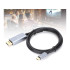 DisplayPorti–USB-C video- ja audiokaabel 8K/4K/2K, 1.4, 1,8m