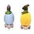 Dinosaurusemuna kujuline RGB LED-öövalgusti lastele