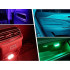 Juhtmevaba puutetundlik RGB LED-autolamp salongivalgustuseks, 6 LED-i, 5,5cm x 2,5cm