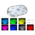 Juhtmevaba puutetundlik RGB LED-autolamp salongivalgustuseks, 6 LED-i, 5,5cm x 2,5cm