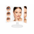LED-valgustusega kosmeetikapeegel meikimiseks, must, suurendusega 3x, 5x ja 10x