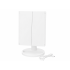 LED-valgustusega kosmeetikapeegel meikimiseks, must, suurendusega 3x, 5x ja 10x