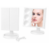 LED-valgustusega kosmeetikapeegel meikimiseks, must, suurendusega 3x, 5x ja 10x