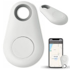 Bluetooth-jälgija võtmetele ja telefonile, valge
