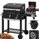 Aia söegrill kaane, termomeetri, kahe resti ja tuhatoosiga, suur