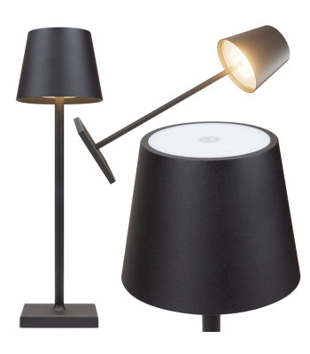 Puutejuhtimisega juhtmeta öö- ja laualamp, 3 valgusrežiimi, USB, 38cm